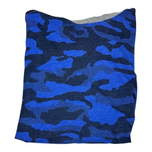 Childrens Place Blue Camo Hooded Long Sleeve Shirt Size L - Picture 3 of 6